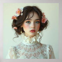 Printschönes Mädchen Weiße lässige Kleidung