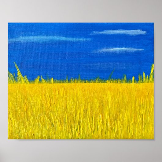 Printwerbung "Ernte Demokratie" Poster (Vorne)