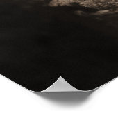 Printwerbung für den alten Zug Poster (Ecke)