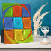 Printwerbung für karierte Strudel Fotoplatte (Seite)