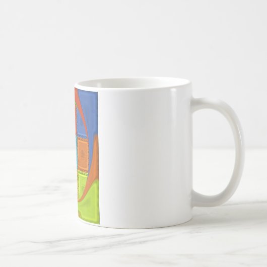 Printwerbung für karierte Strudel Kaffeetasse (Rechts)
