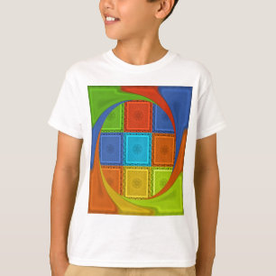 Printwerbung für karierte Strudel T-Shirt