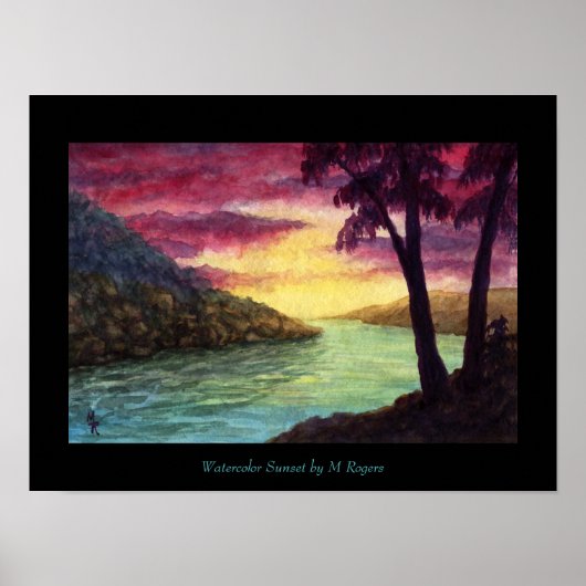 Printwerbung für Sonnenuntergänge Poster (Vorne)