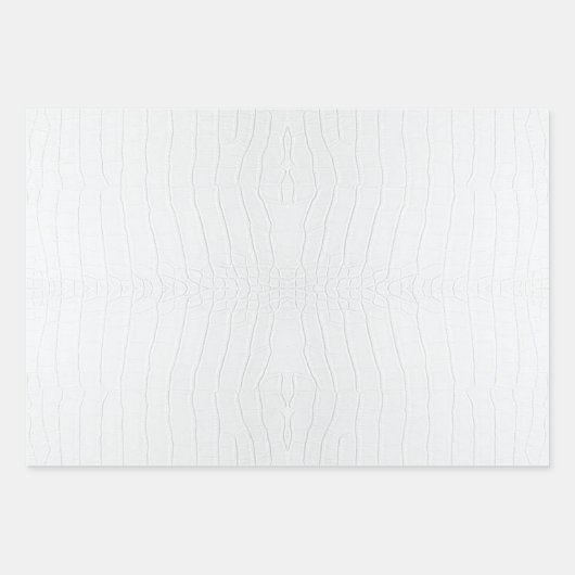 Printwerbung für weißes Krokodil Geschenkpapier Set (Vorderseite 2)
