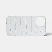 Printwerbung für weißes Krokodil iPhone Hülle (Rückseite (Horizontal))