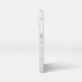 Printwerbung für weißes Krokodil iPhone Hülle (Linke Seite)