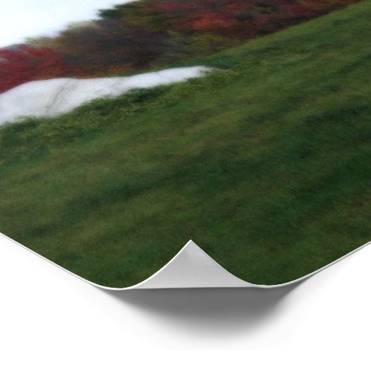 Printwerbung im Herbst Poster (Ecke)