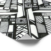 Printwerbung in Form von Fracture Poster (Ecke)