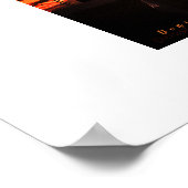 Printwerbung "River Sunset" Poster (Ecke)