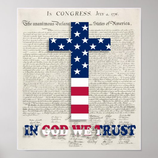 Printwerbung zum Unabhängigkeitstag Poster (Vorne)