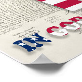 Printwerbung zum Unabhängigkeitstag Poster (Ecke)