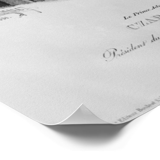 Prinz Adam George Czartoryski, 1831 Poster (Ecke)