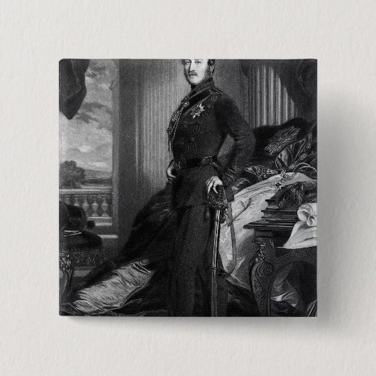 Prinz Albert, nach der Malerei von 1859 Button (Vorderseite)