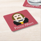 Prinz Albert, Prinz Consort Rechteckiger Pappuntersetzer (angewinkelt)
