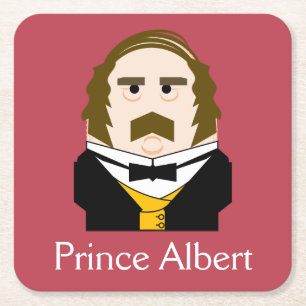 Prinz Albert, Prinz Consort Rechteckiger Pappuntersetzer