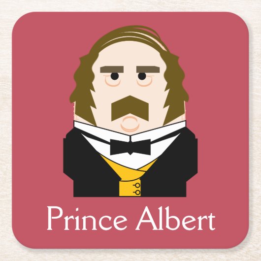 Prinz Albert, Prinz Consort Rechteckiger Pappuntersetzer (Vorderseite)