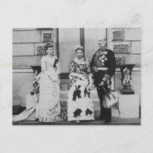 Prinz Alexander von Hesse mit seinem Freund Julie Postkarte