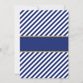 Prinz Babyparty danken Ihnen, | und Gold zu Dankeskarte (Rückseite)