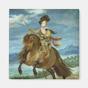 Prinz Balthasar Carlos zu Pferd, c.1635-36 Magnet