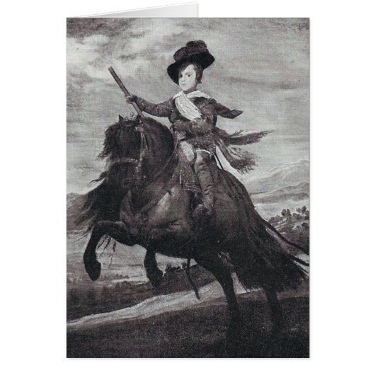 Prinz Balthasar zu Pferd von Velazque (Vorne)