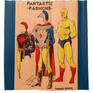 Prinz Barin der 30er Jahre von Flash Gordon Duschvorhang