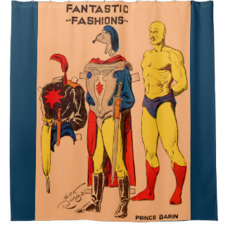 Prinz Barin der 30er Jahre von Flash Gordon Duschvorhang