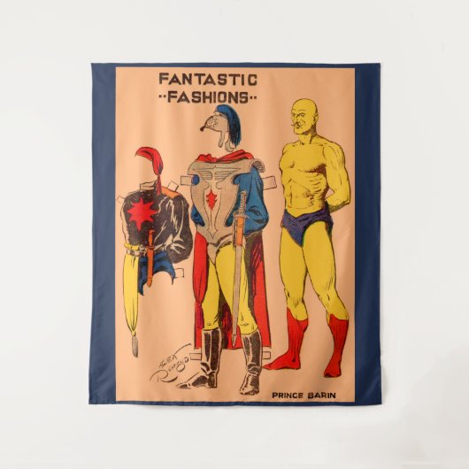 Prinz Barin von Flash Gordon Paperdoll aus den 193 Wandteppich (Vorderseite)