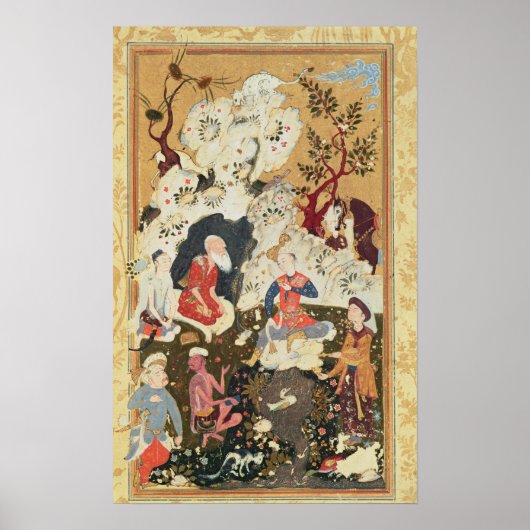 Prinz besucht einen Asketiker Poster (Vorne)