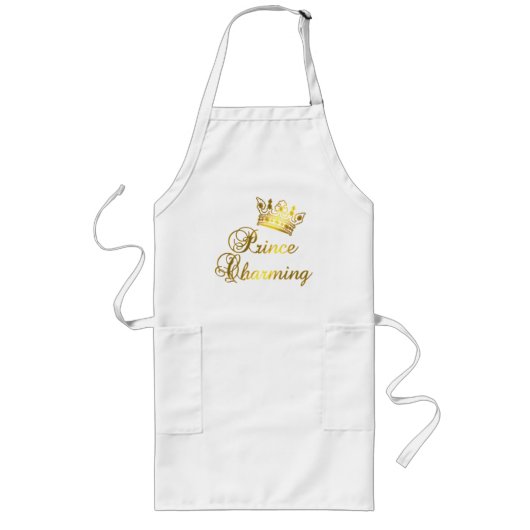 Prinz Bezaubern im GoldT - Shirt für Baby oder Lange Schürze (Vorne)