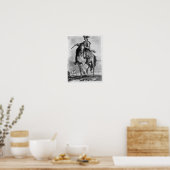 Prinz Charles Edward Stuart bei der Schlacht Poster (Küche)