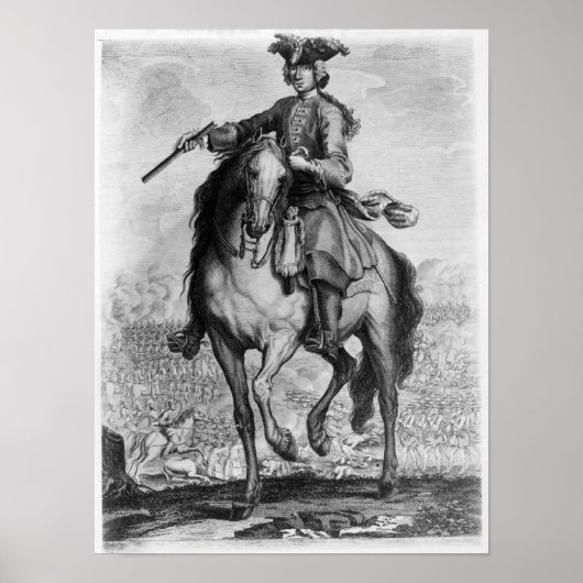 Prinz Charles Edward Stuart bei der Schlacht Poster (Vorne)