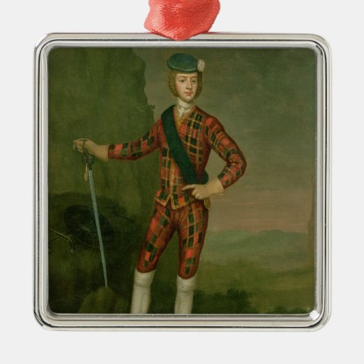 Prinz Charles Edward Stuart Ornament Aus Metall (Vorne)