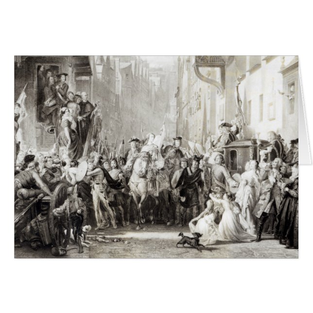 Prinz Charles Edward und die Highlander (Vorderseite (Horizontal))