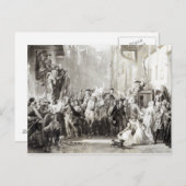 Prinz Charles Edward und die Highlander Postkarte (Vorne/Hinten)