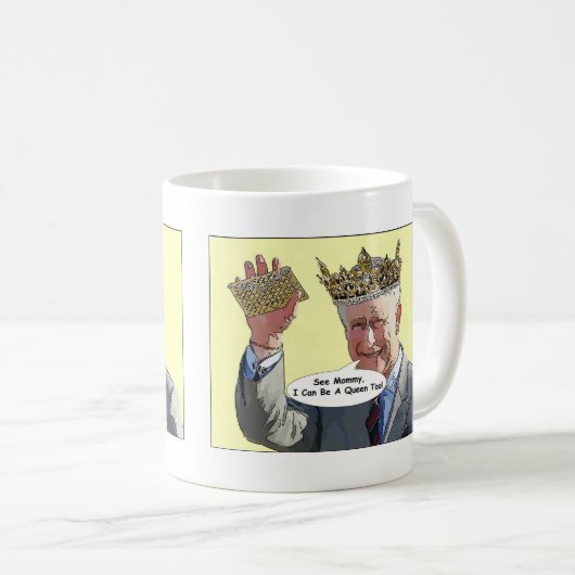 Prinz Charles In Drag Mug Kaffeetasse (VorderseiteRechts)