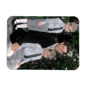 Prinz Charles mit jungen Söhnen Magnet (Horizontal)