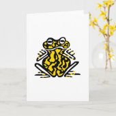Prinz Charming! - Corroboree Frosch - Wildlife car Karte (Gelbe Blume)