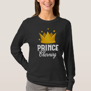 Prinz Charming Fairy Tale Halloween Lazy Costume T-Shirt