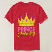 Prinz Charming Funny Fairy Tale Halloween Kostüm T-Shirt (Design vorne)