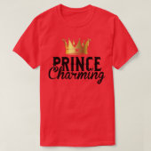 Prinz Charming Funny Fairy Tale Halloween Lazy Co T-Shirt (Design vorne)