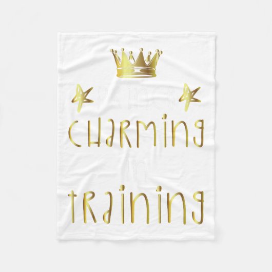 Prinz Charming in der Ausbildung Helden Halloween Fleecedecke (Vorderseite)
