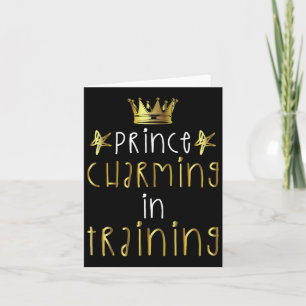 Prinz Charming in der Ausbildung Helden Halloween  Karte