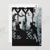 Prinz Charming und Prinzessin Postkarte (Vorne/Hinten)