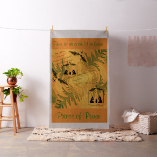 Prinz der Friedensweihnachtsplatte Stoff