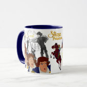 Prinz Derek Sketch Mug mit farbigem Rim&Handle Tasse (Vorderseite Links)