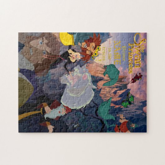 Prinz Derek u. Schuft-personalisiertes Puzzle (Horizontal)