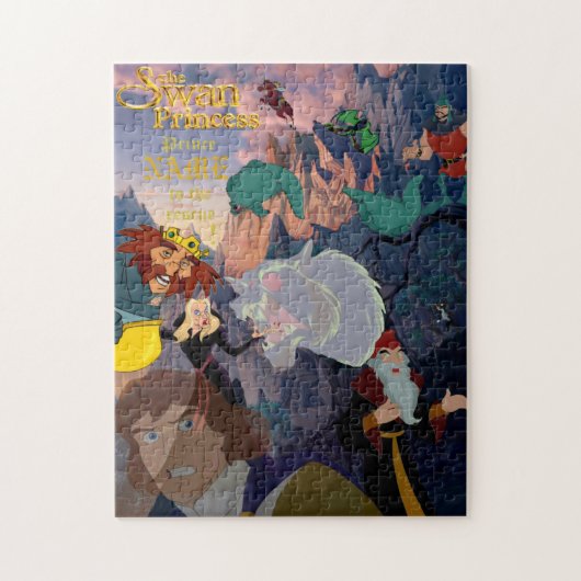 Prinz Derek u. Schuft-personalisiertes Puzzle (Vertikal)