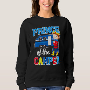 Prinz des niedlichen Campings der Familie Camper M Sweatshirt