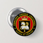 Prinz des Ordens des Einhorns Button (Vorne & Hinten)