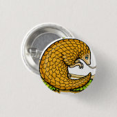 Prinz des Pangolins-Knopfes Button (Vorne & Hinten)